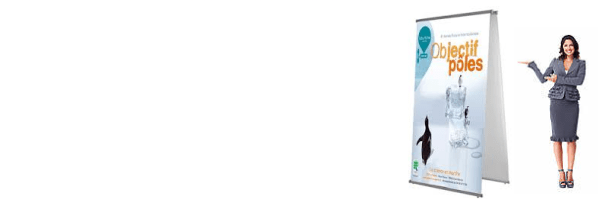 L Banner bifacciale 80x202 cm