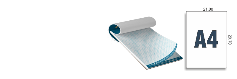Block Notes incollati A4 con Copertina