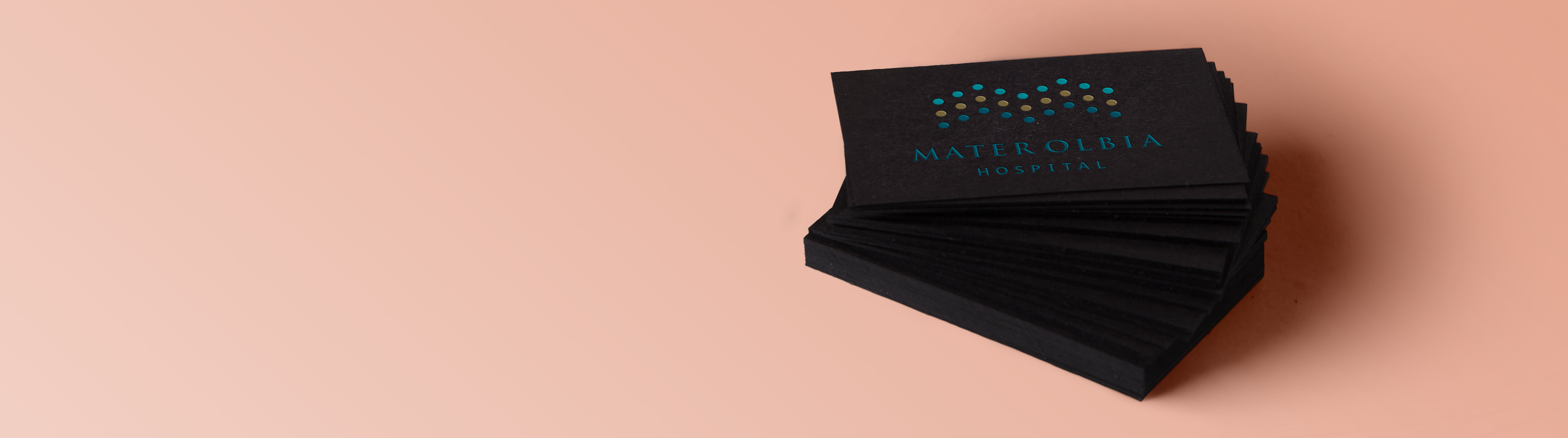 Biglietti da Visita 85x55 Cartoncino NERO stampa ORO lucido a caldo