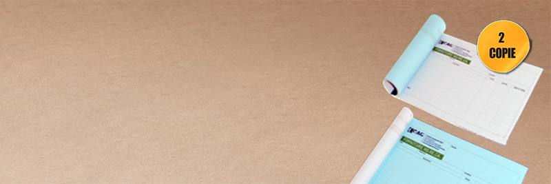 Blocchi autocopianti A5 da 2 Copie a colori solo fronte