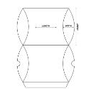 Astucci ovali personalizzati per le tue confezioni regalo stampati 
a colori per aggiungere un tocco di classe ai tuoi prodotti
Formato aperto (steso) entro B4 250 x 350 mm