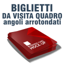 Biglietti da visita quadrati su cartoncino patinato alto spessore
nobilitati e protetti sul fronte da verniciatura UV extrabrillante 
Il retro rimane scrivibile
Prodotto di altissima qualità al di sopra degli standard
per esaltare la vostra immagine