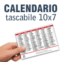 Carta: 350g Patinata Lucida
Verniciatura UV su entrambi i lati
Stampa: fronte - retro a Colori
I Calendario Tascabile, spesso chiamati semestrini
sono la soluzione pratica per promuovere la tua attività