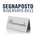 Cavallotti segnaposto e riservato per ristoranti. Online con Tipografia Former.
Ideali per personalizzare con eleganza il tavolo riservato ai propri clienti. 
Stampa a colori solo fronte. Formato 8 x 11 cordonati.
Patinata lucida 350 gr.