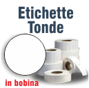 Etichette Adesive in Bobina Tonde