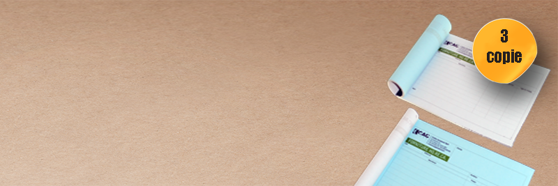 Blocchi autocopianti A5 da 4 Copie a colori solo fronte