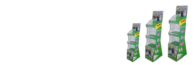 Elba - Espositore in cartone da terra