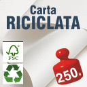Carta100% Riciclata 250 gr.