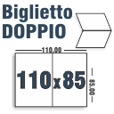 Stampa Biglietti da Visita doppi 110 x 85