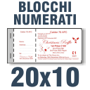 Stampa Blocchi Numerati 20 x 10 cm