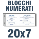 Stampa Blocchi Numerati 20 x 7 cm