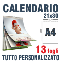 Stampa Calendario A4 - 13 fogli 2024 Vs grafica