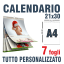 Stampa Calendario A4 - 7 fogli 2024 Vs grafica