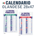 Stampa Calendario Olandese 28x47