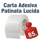 Carta Adesiva Patinata Lucida 85 gr