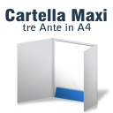 Stampa Cartella A4 Maxi a tre ante