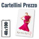 Stampa Cartellino prezzo 40 x 100