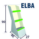 ELBA Espositore in cartone da terra