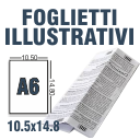 Foglietti illustrativi A6