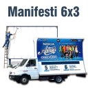 Stampa Manifesti 6x3 mt