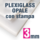 Plexiglass opale 3 mm