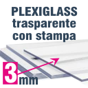 Plexiglass trasparente 3 mm