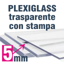Plexiglass trasparente 5 mm 