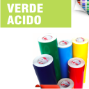 Stampa Pvc Adesivo Verde Acido