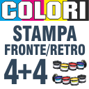 4+4 a colori Fronte/Retro