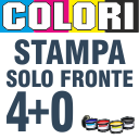 4+0 a colori solo Fronte