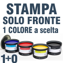 1+0 un colore Fronte a scelta